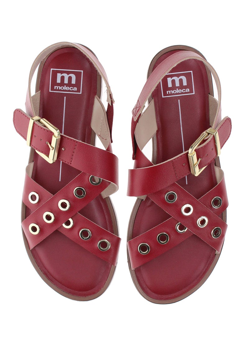 Moleca Women’s Flat Sandals with Back Strap – Secure Fit and Lightweight Daily Wear - Image 5