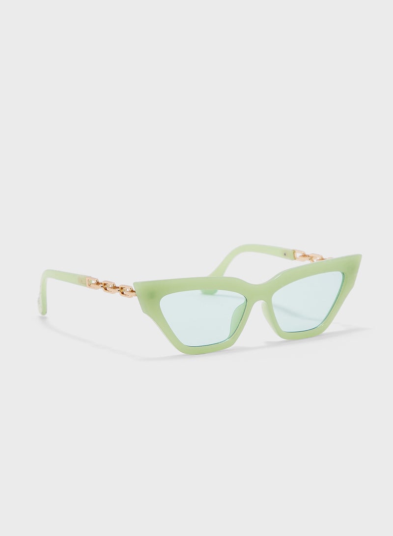 ELLA Chain Arm Cat Eye Sunglasses  - Image 1