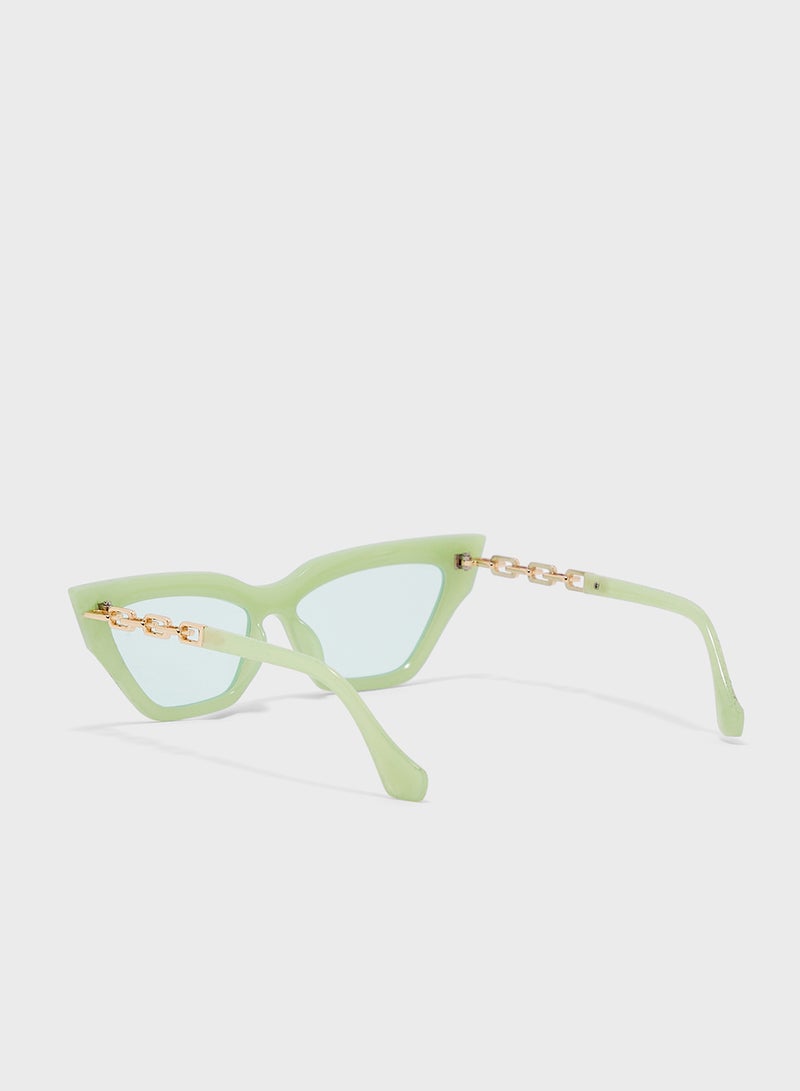 ELLA Chain Arm Cat Eye Sunglasses  - Image 2