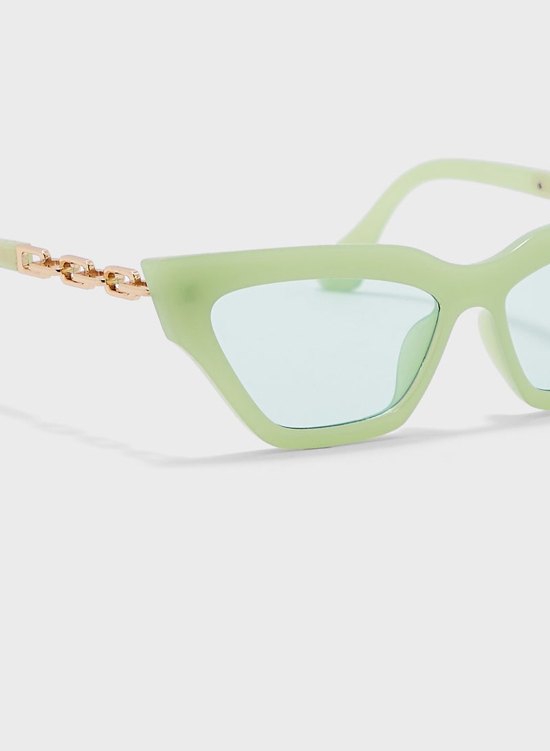 ELLA Chain Arm Cat Eye Sunglasses  - Image 3