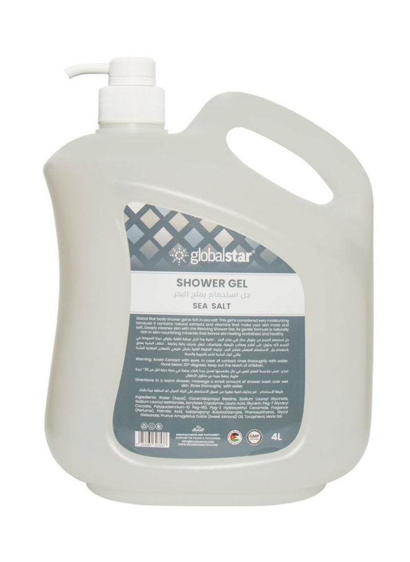 globalstar Globalstar Sea Salt Shower Gel 4L 