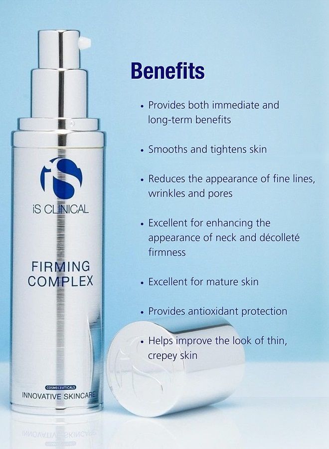iS CLINICAL مركب شد البشرة؛ يشد وي firm البشرة على الوجه والعنق ومنطقة الصدر. - Image 4