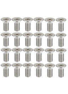 X AUTOHAUX 24pcs Stainless Steel Brake Disc Rotor Screws Front Rear Retaining Hardware Bolts Kit 93600-06014-0H 51741440 for Honda Accord Civic CRV  - Image 1