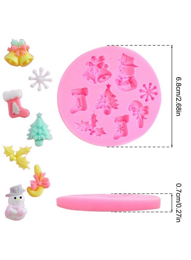 دانزي إكس قالب رقاقات الثلج من السيليكون، مجموعة من 3 قطع من DanziX، قالب صابون كيك سيليكون على شكل رقاقات ثلج، قوالب عيد الميلاد المصنوعة يدويًا - أشكال رقاقات ثلج غنية - Image 4