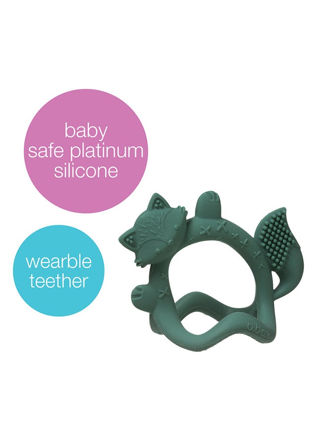 b.box Wrist Teether –SAGE, Soft Silicone Teething Toy for Babies, Hands-Free Soothing Relief, Easy Wear Design, 3m+ - Image 2