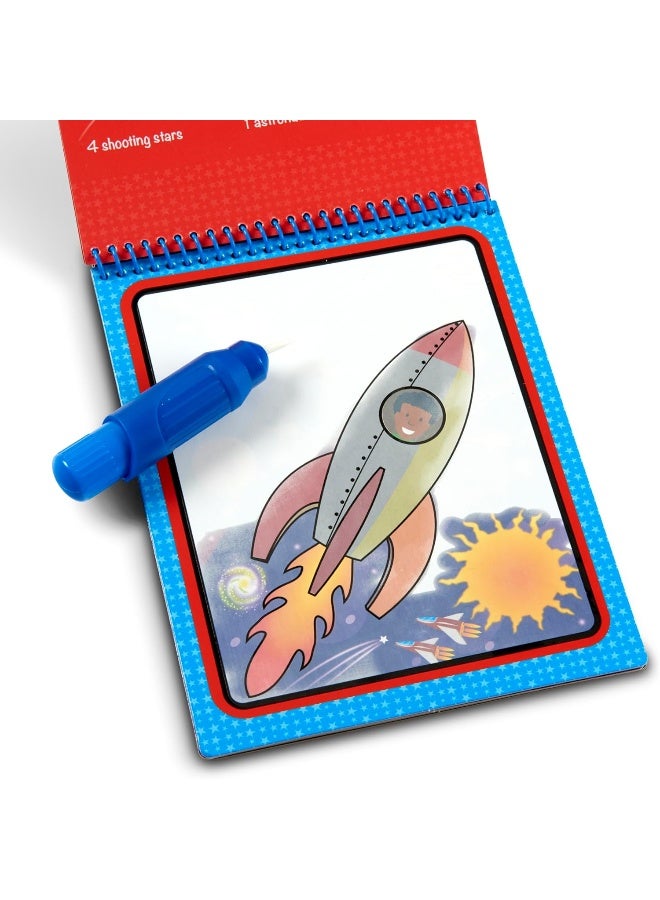 Melissa & Doug Water Wow – Space – Reusable Water-Reveal Activity Pad with Refillable Pen – 4 Color Pages with Hidden Space Scenes – Mess-Free Creative Fun for Kids Ages 3+ | MD30178 - Image 4
