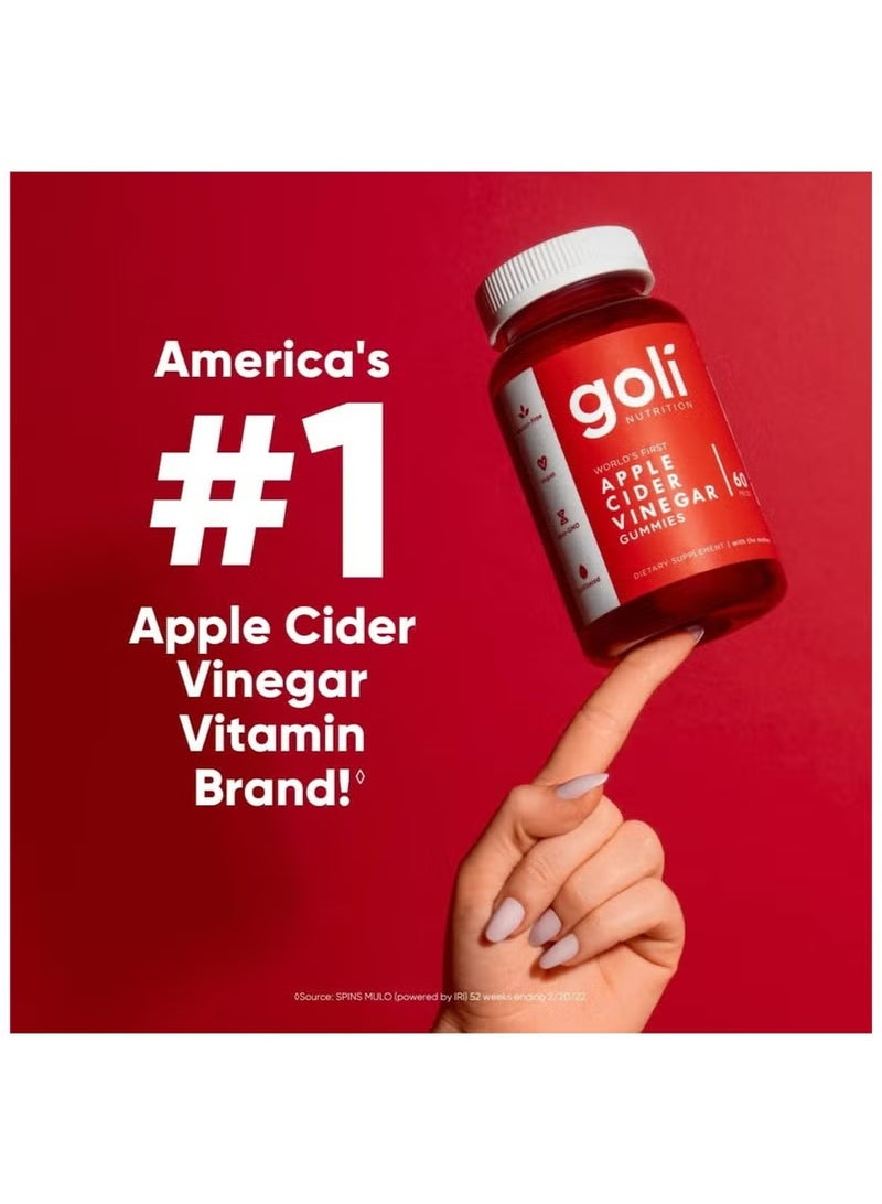 Goli Nutrition Goli Apple Cider Vinegar Gummies 60pcs  - Image 2