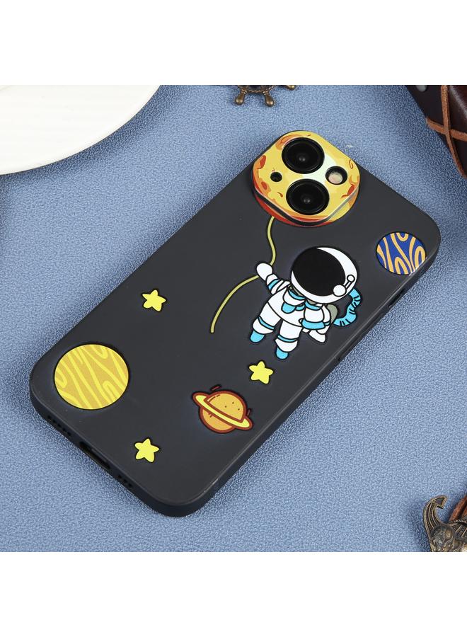 اس-توب جراب لهاتف iPhone 12 mini من مادة TPU بنمط قمر رائد فضاء - Image 2