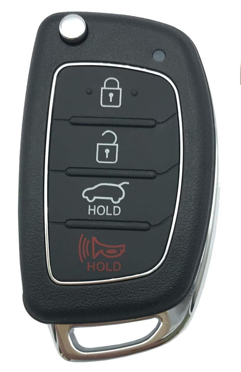 Grakest 2PCS Replacement Keyless Entry Flip Folding Key Fob Case Shell fit for 2013 2014 2015 2016 Hyundai Santa fe Sonata Tucson Key Fob Cover - Image 5