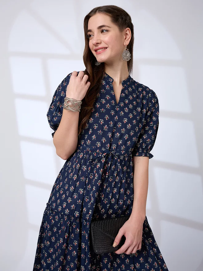 globus Floral Tiered Dress