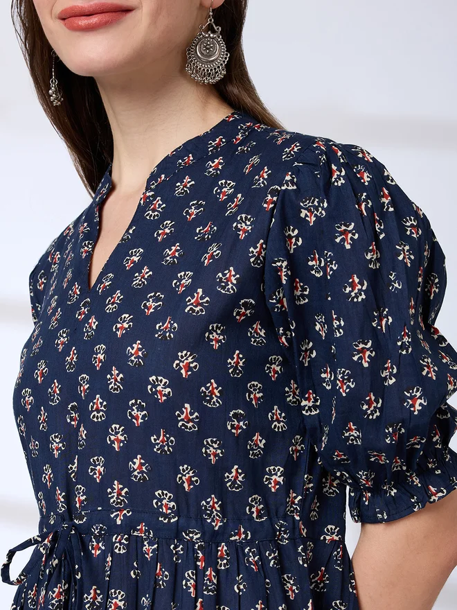 globus Floral Tiered Dress