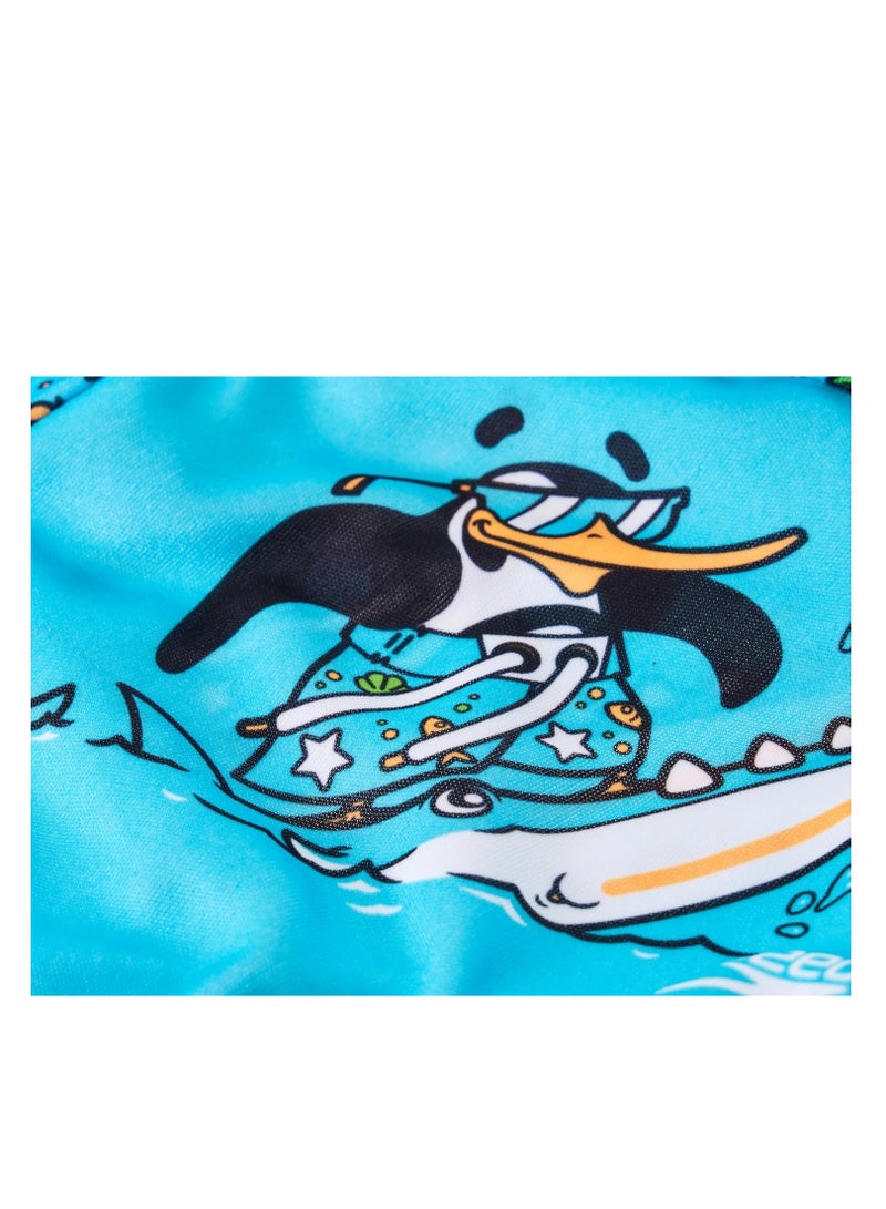 سبيدو قبعة سباحة سيبو للأطفال الرضع، باللون الأزرق – بوليستر مطبوع، مثالية للأطفال من 2 إلى 6 سنوات - Image 4