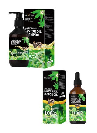 200ml Castor Oil Shampoo And 100ml Jamaicn Black Castor Oil, Made Of Natural Castor Oil, Promote Hair Growth, Moisturize The Scalp And Reduce Frizz - pzsku/ZC4861D13982AF8864AE0Z/45/_/1713868138/25fb191a-9838-40a4-b062-0dda35929e79