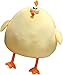 Maomoto Funny Fat Chicken Plush Pillow Super Soft Mother Hen Doll Cute Chicken Neck Pillow Yellow Plush Stuffed Animal for Boys Girls Festival Gifts - Image 3
