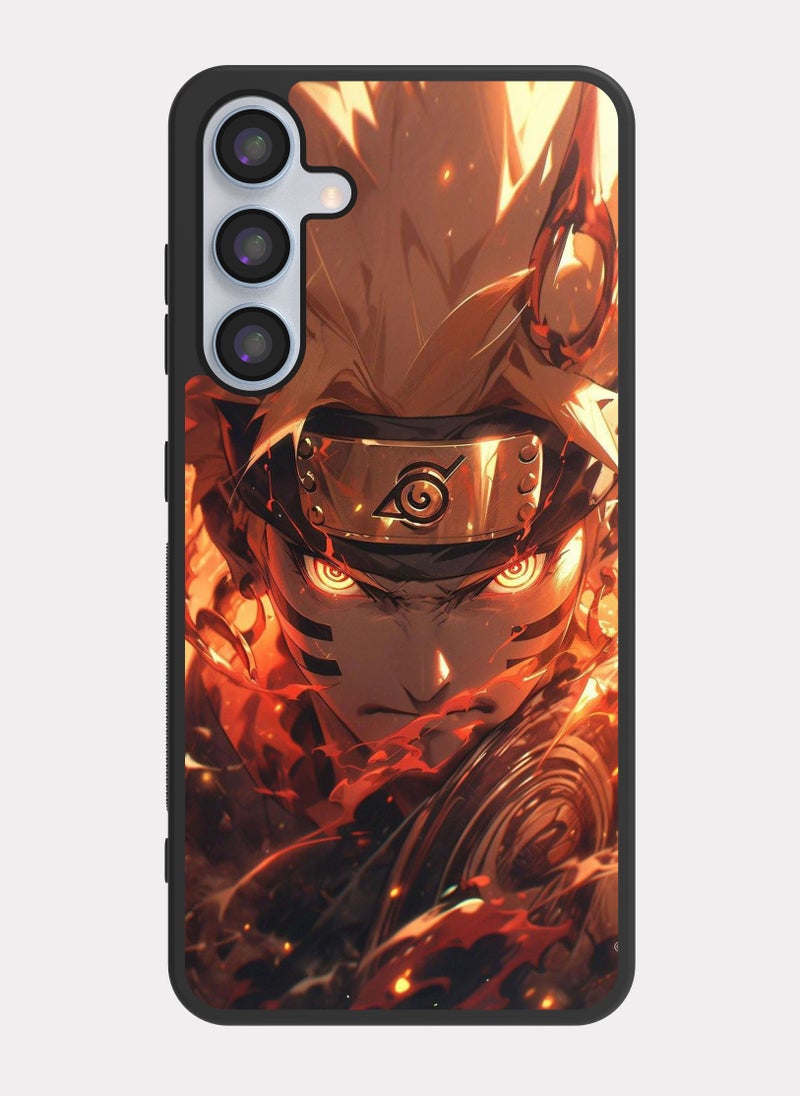 بكسلات كفر سامسونج جالكسي ايه 55 ناروتو برتقالي احمر - Image 1