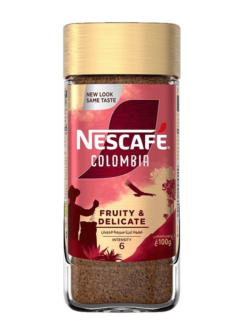 Nescafe Gold Colombia Instant Coffee 100grams - Image 1