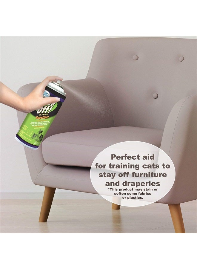 four paws ابتعد! رذاذ طارد القطط في الهواء الطلق والداخل 6 أونصات - Image 4