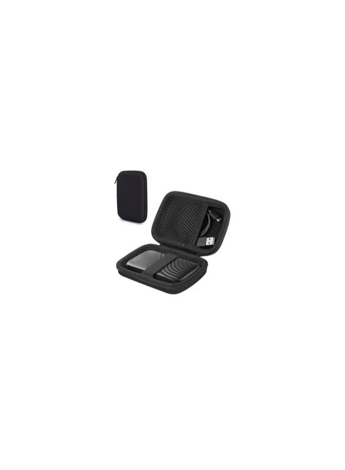 CATANES Carrying Case for External Hard Drive Electronics Accessories EVA Travel Tech Organizer Shockproof Bag 15x10x4.5cm - Image 2