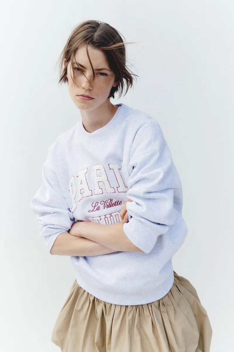 H&M Text-motif sweatshirt
