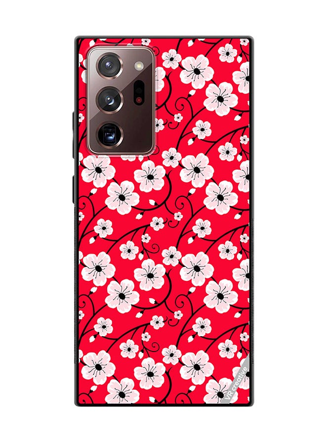 VR CREATIVE Protective Case Cover For Samsung Galaxy Note20 Ultra 5G Flower Design Multicolour - Image 1