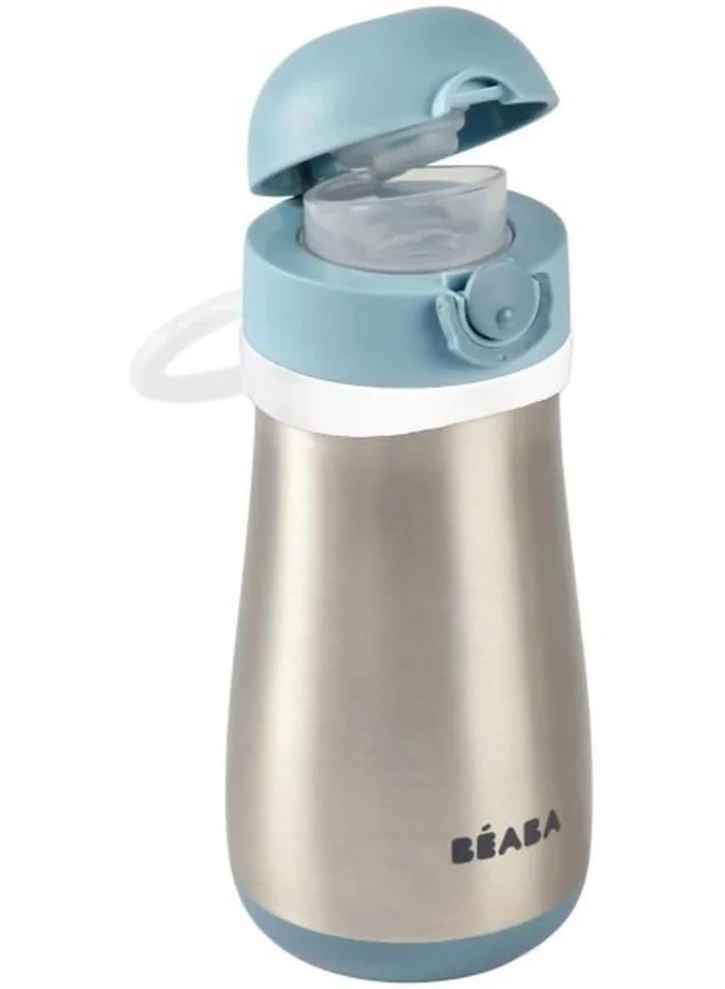 بيابا Stainless Steel Bottle 350 Ml With Handle Windy Blue
