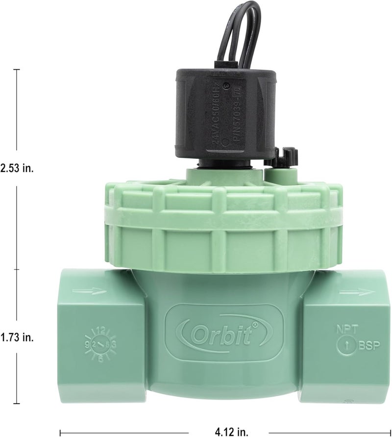 Orbit Sprinkler System 1-Inch NPT Jar Top Valve 57461 - Image 3