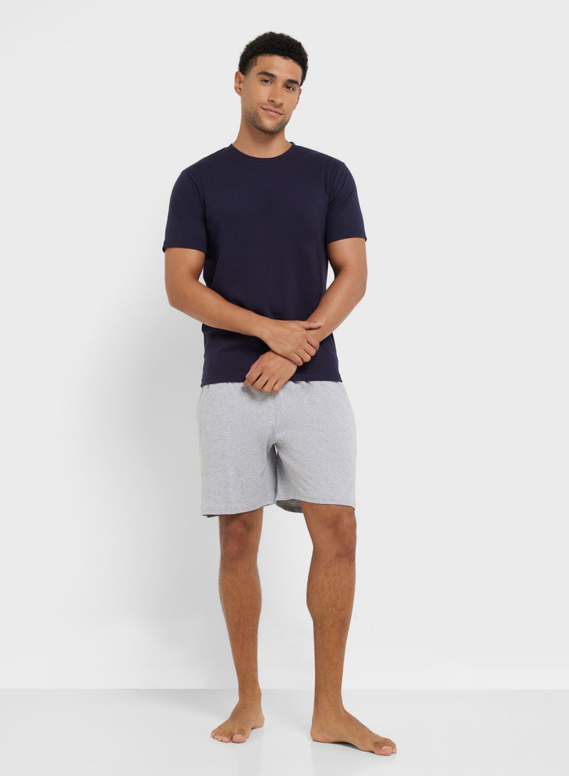 سفنتي فايف طقم بيجامة تي شيرت وشورت - Image 5