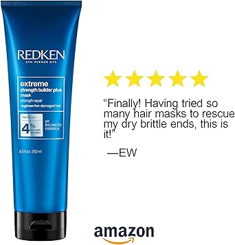 REDKEN Fortifying Mask Conditions Repairs Hair For Highly Distressed Hair Extreme Strength Builder Plus 250 ml - Image 5