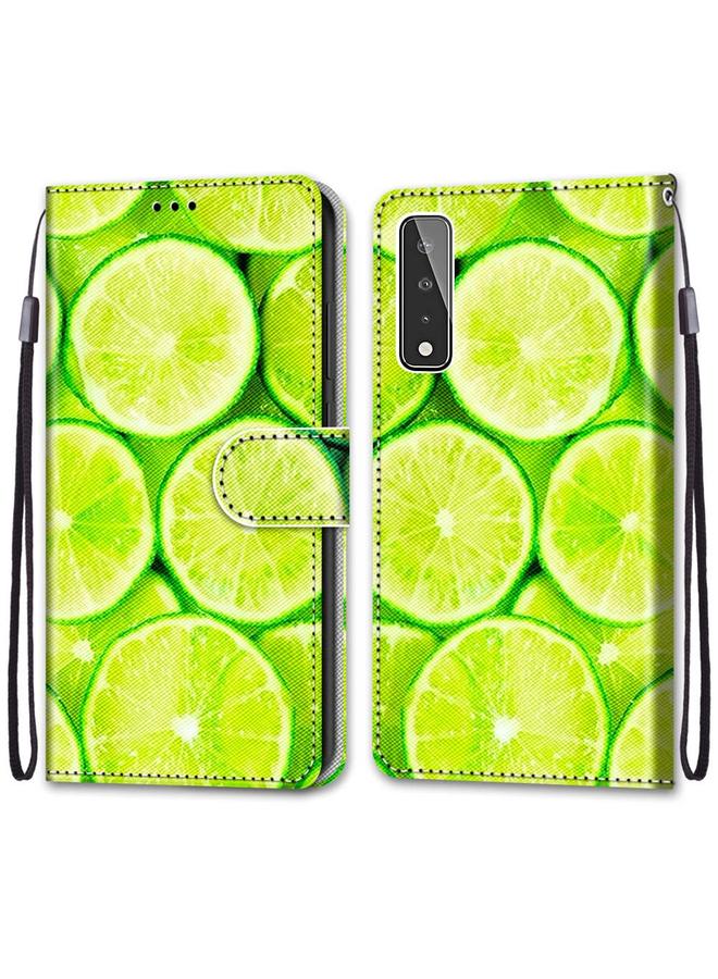 S-TOP Case For LG Stylo 7 5G Coloured Drawing Cross Texture Horizontal Flip PU Leather Case with Holder & Card Slots & Wallet & Lanyard - Image 2