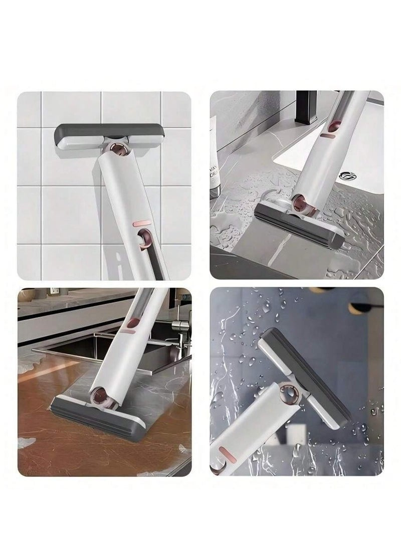 Self-Wringing Sponge Mop - 180° Rotatable, No Hand Wash & Adjustable Handle, Compact for Kitchen Sink, Bathroom, Countertops - Image 3