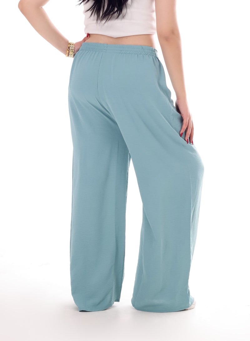 BEBO Women's solid long pants with drawstring - Image 3