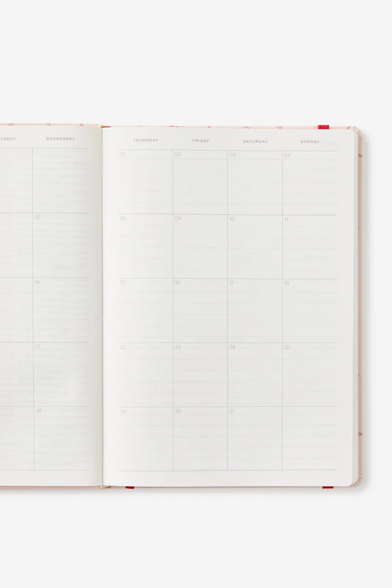 تايبو دفتر يوميات أسبوعي مقوى مقاس  لعام