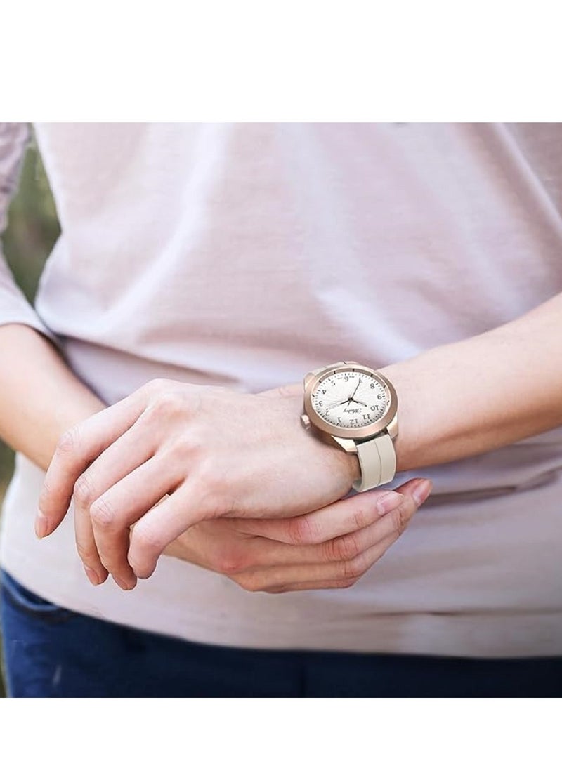 أحزمة 22 مم متوافقة مع Huawei Watch GT5 (46 مم) / GT4 (46 مم) / GT3 (46 مم) / GT3 Pro (46 مم) / GT2 (46 مم) / GT2e (46 مم) / GT / GT Runner Huawei Watch 4/4 Pro / 3/3 Pro Honor Watch 4 Pro / GS3 / Magic Watch 2 سوار سيليكون ناعم مع مشبك مغناطيسي للرجال والنساء ضوء النجوم - Image 5