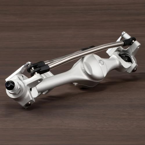 ZMHOBBY Machined Aluminum F10T Offset Straight Axle for VS410 SCX10 II Leaf Chassis 110 RC Crawler Built Clear - Image 5
