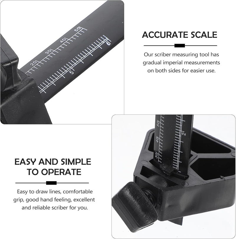 TIDTALEO Carpentry DIY Marking Gauge Manual Parallel Scriber Woodworking Measuring Tool for Precise Layout and Woodworker Use - Image 3