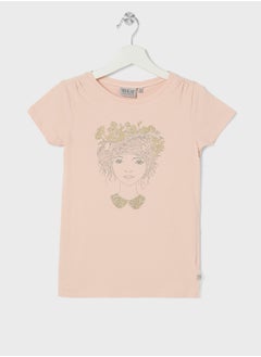 Wheat Teen Printed T-Shirt  - Image 1