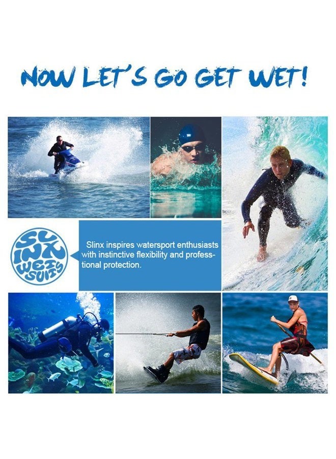 Skyone Neoprene Water Fin Sock Diving Wetsuits Sock 3MM for Women Men, Thermal Beach Sock Anti Slip Flexible for Snorkeling - Image 4