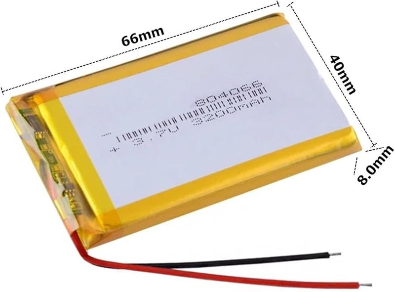 3 7V 3200mAh Rechargeable Battery 2 PCS Lithium Ion Battery Pack - Image 4