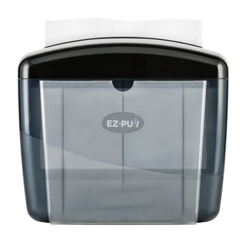 EZPull Countertop Interfold Napkin Dispenser for Restaurants Tabletop Vfold Pearl Black 4300BEZ