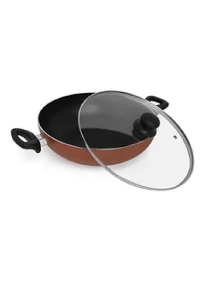 Non-Stick Wok Pan With Lid Black/Brown/Clear 30cm - pzsku/ZC4872B1BD312BEE2F5A3Z/45/_/1695700395/1e0b6084-7d34-4cc0-a559-594f4329a143