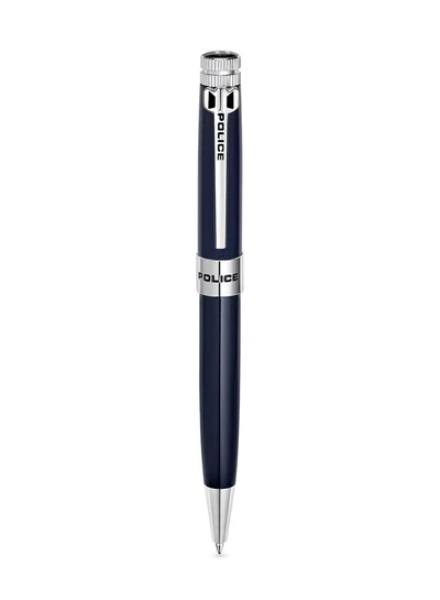 POLICE Blue Ballpoint Pen Smooth Writing