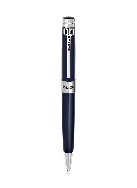 Amasis Pen Blue with Stainless Steel Trims Sleek and Commanding Design