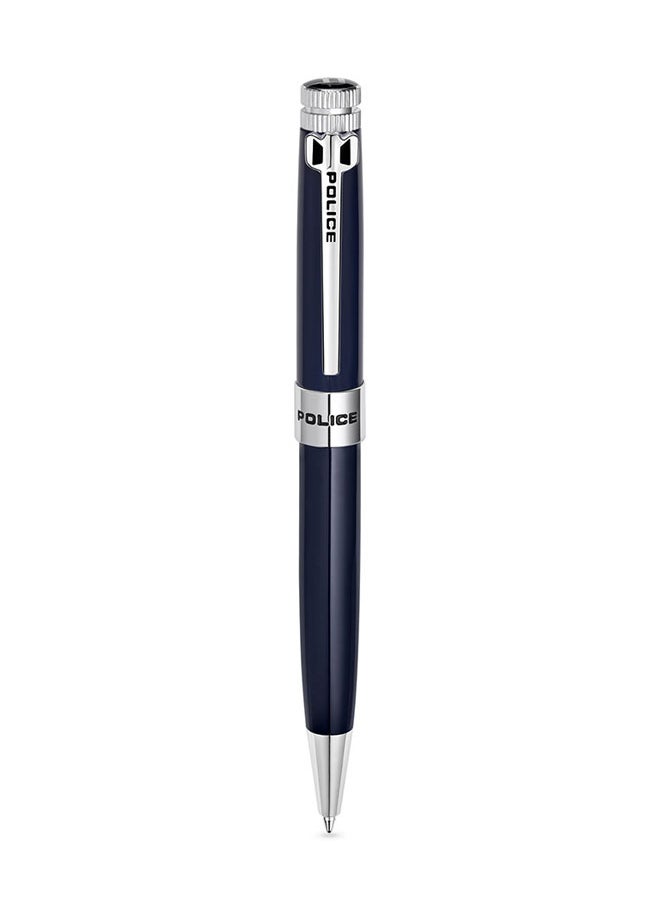 POLICE Amasis Pen Blue with Stainless Steel Trims Sleek and Commanding Design  - Image 1