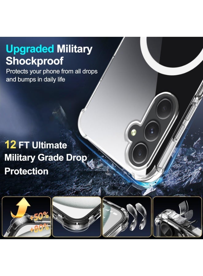 Clear Case for Samsung Galaxy S22, Compatible with Mag-Safe Charging, Ultra Slim & Full Protective Shockproof Case Cover (Galaxy S22, Clear) - Image 5