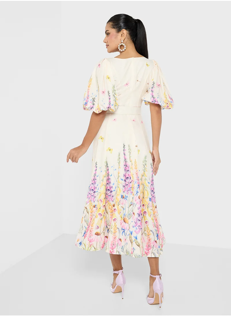 ايلا Floral Print Dress