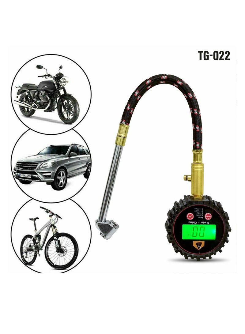 Safari Digital Display Tire Pressure Gauge 200 Psi for All Vehicles-SAFARI TG022 - Image 3
