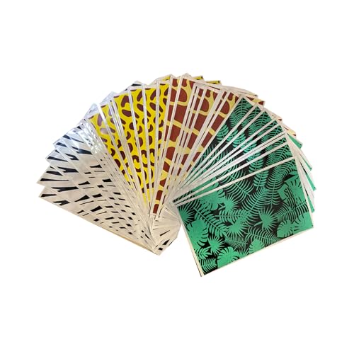 DYT 40Pcs Animal Print Party Bags Zoo Print Goody Candy Treat Bags Jungle Safari theme Plastic Gifts Bags Party Favor Supplies for Birthday Decoration - Image 5
