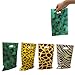 DYT 40Pcs Animal Print Party Bags Zoo Print Goody Candy Treat Bags Jungle Safari theme Plastic Gifts Bags Party Favor Supplies for Birthday Decoration - Image 2
