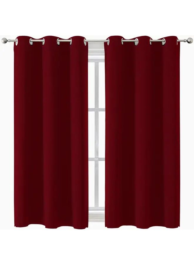 Gray Room Darkening Curtains 36x84 Inch 2 Panels Thermal Insulated - Image 5