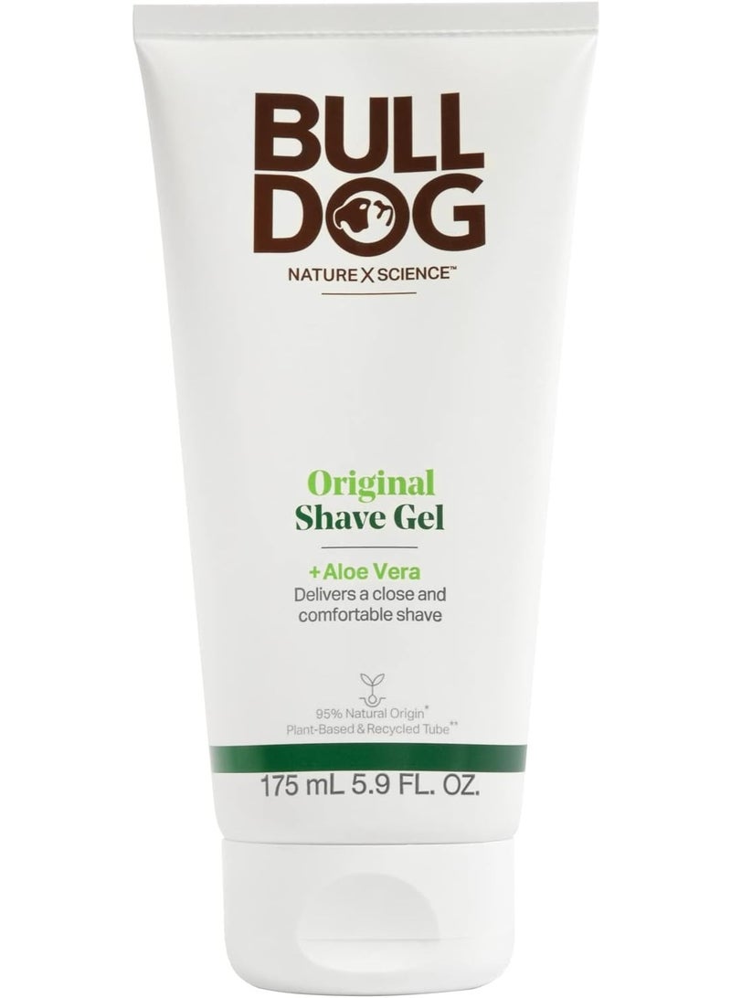Bulldog Mens Skincare and Grooming Original Shave Gel, 5.9 Fl Oz. - Image 1